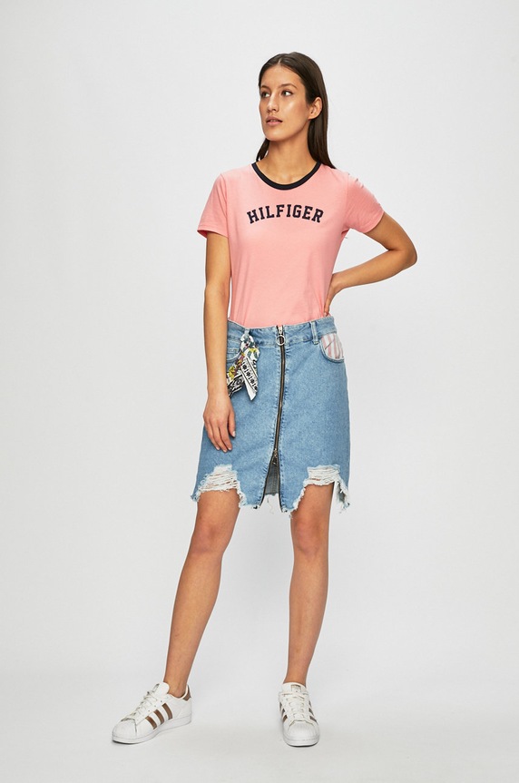 Tommy Hilfiger - Top UW0UW00091 ροζ AA00
