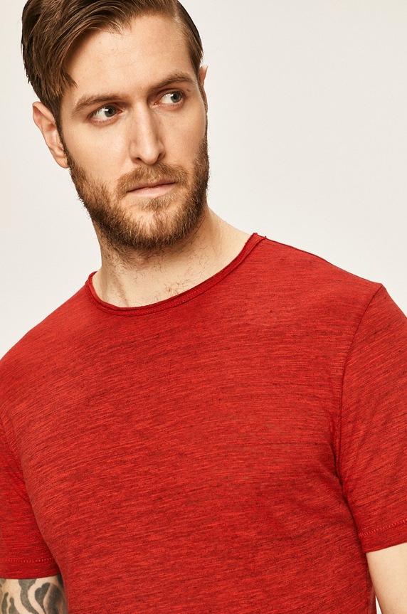 Only & Sons - T-shirt 22005108 czerwony