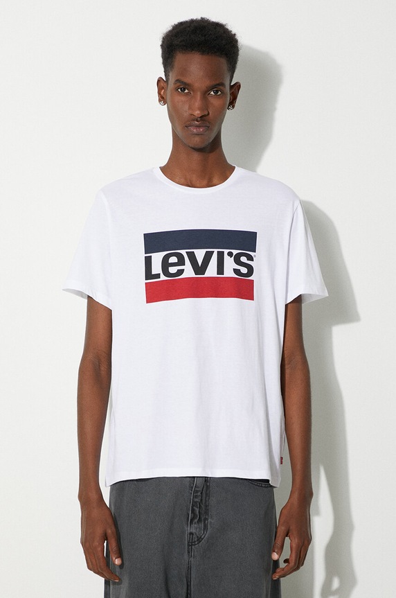 Levi's Mainline Graphic Tee White cotton white 39636.0000