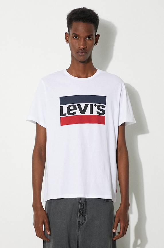 Levi's Mainline Graphic Tee White cotton white 39636.0000