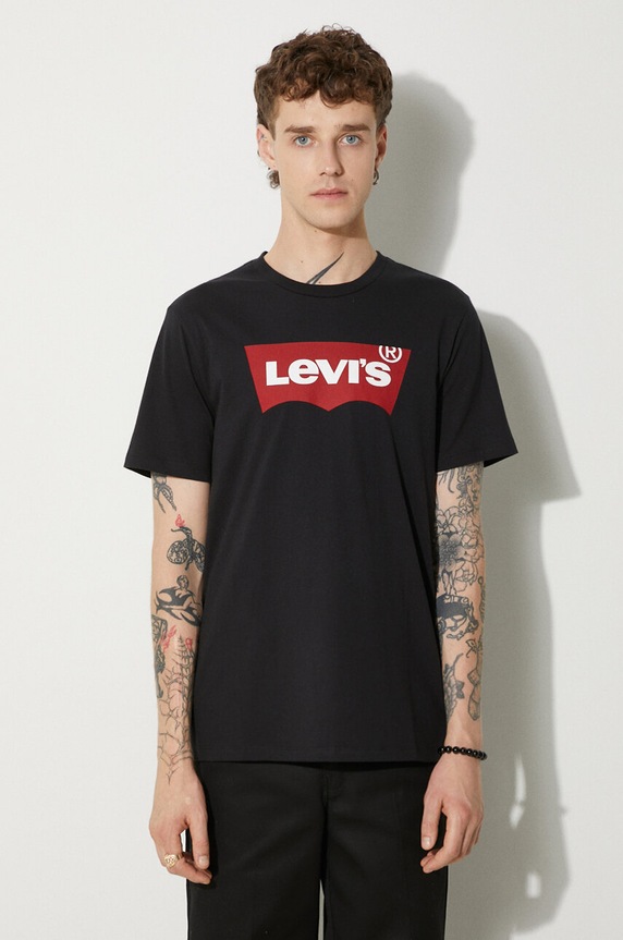 Levi's t-shirt sovrastampa nero 17783.0137