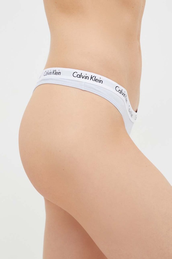 Tangá Calvin Klein Underwear 0000D1617E modrá AA00