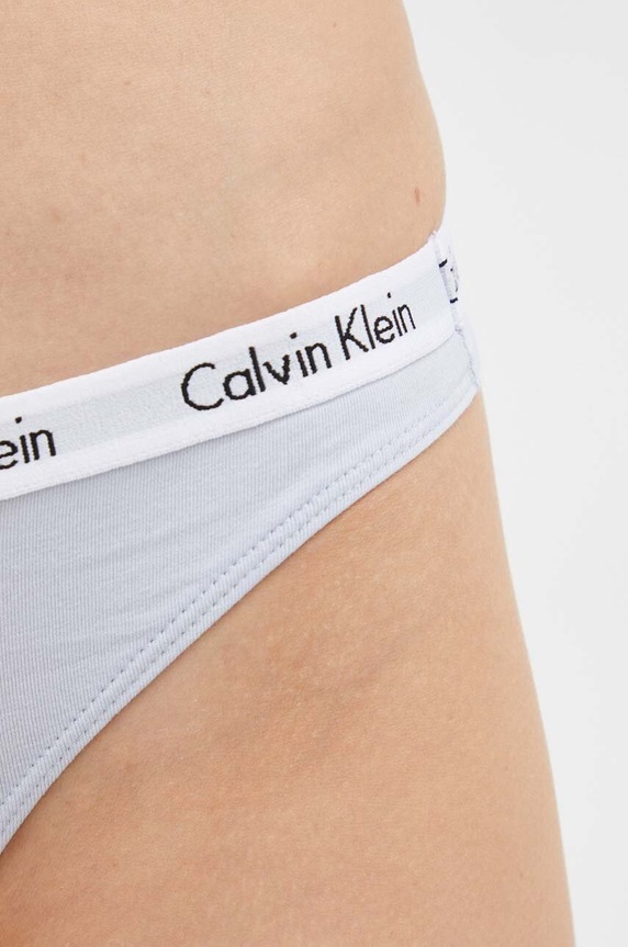 Oblečenie Tangá Calvin Klein Underwear 0000D1617E modrá