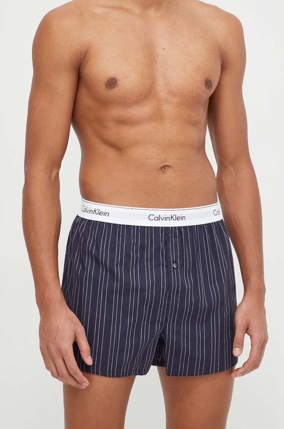 Îmbrăcăminte Calvin Klein Underwear boxeri (2 pack) 000NB1396A negru