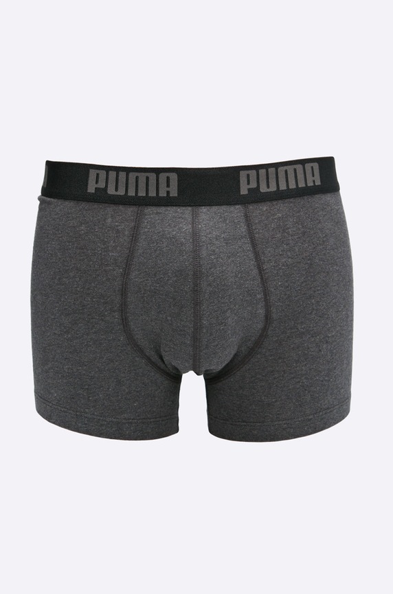Puma - Bokserki (2-pack) 90682305 dzianina szary 90682305