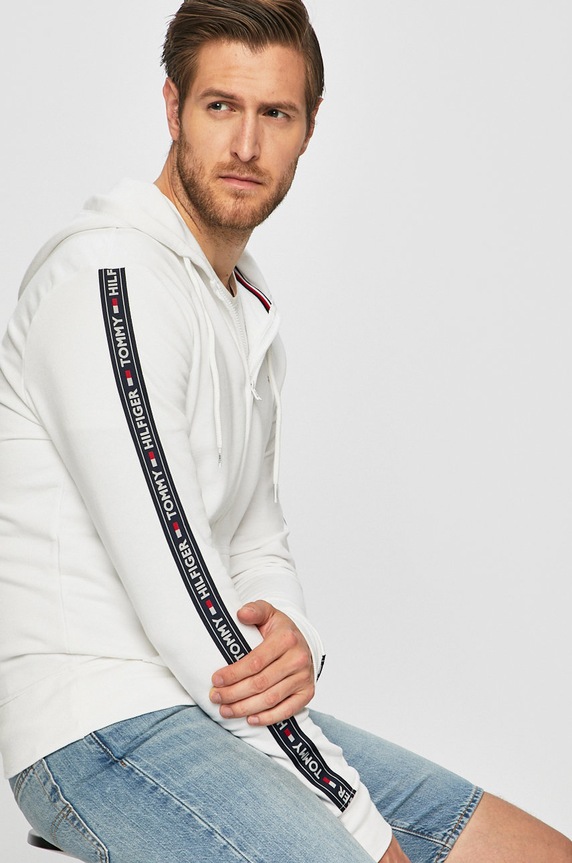 Tommy Hilfiger - Μπλούζα απλικέ λευκό UM0UM00708