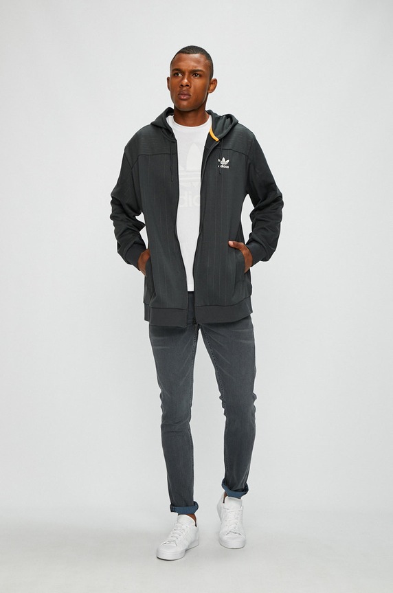 Дрехи adidas Originals - Суичър DU0991 DU0991 сив