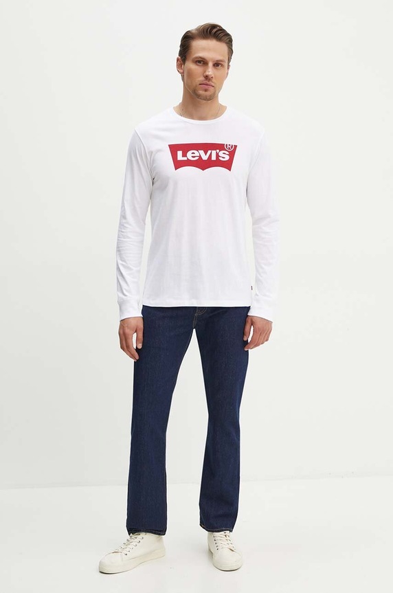 Levi's - Majica dugih rukava 36015.0010 bijela AA00