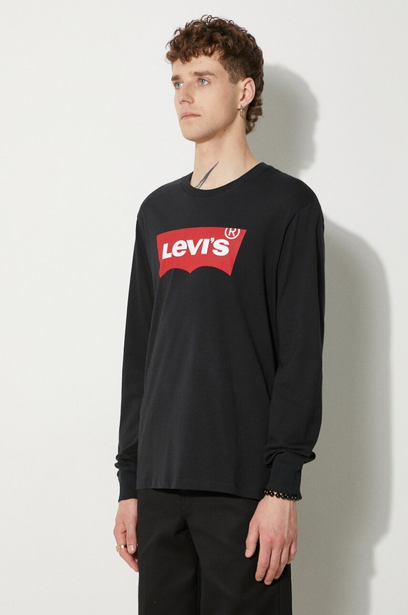 Ρούχα Levi's longsleeve 36015.0013 μαύρο