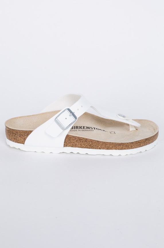 Birkenstock - Japonki Gizeh syntetyczny biały 43731.D