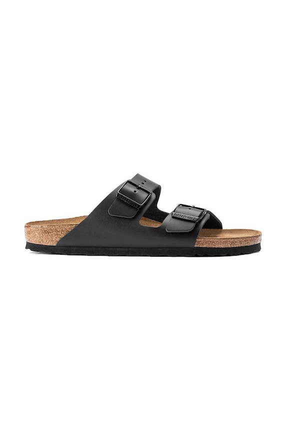 Birkenstock bőr papucs Arizona Planet friendly fekete 51191