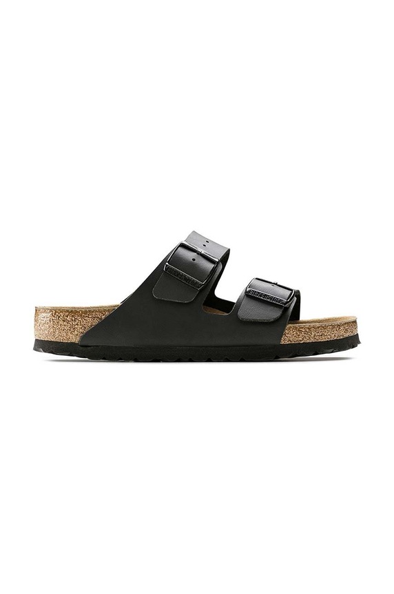 Birkenstock papucs Arizona SFB szintetikus fekete 551251.M