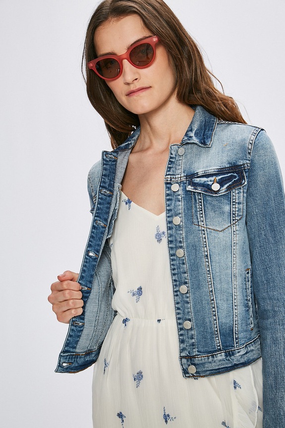 Vila - Kurtka 14042859 niebieski