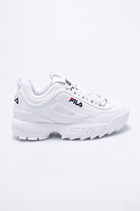 Fila - Buty Disruptor Low Wmn płaska biały 1010302.1FG