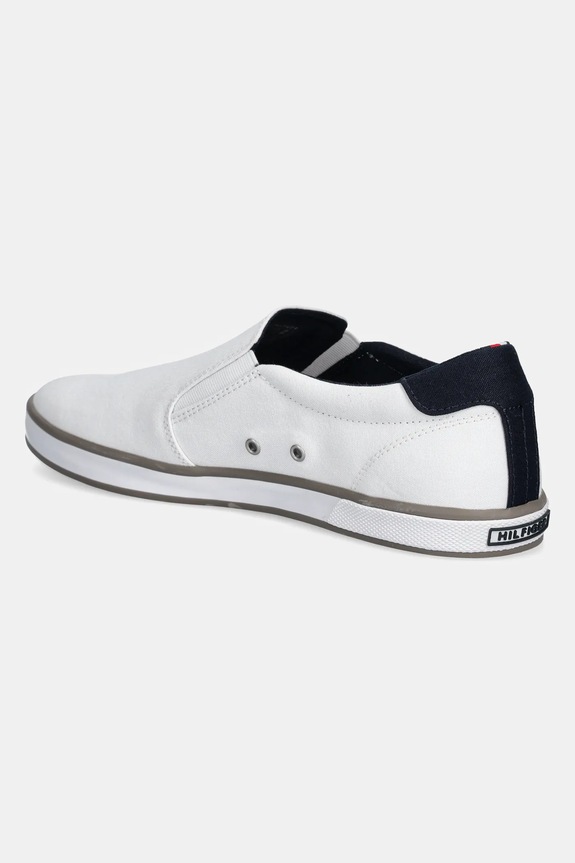 Παπούτσια Tommy Hilfiger - Πάνινα παπούτσια CONIC SLIP ON SNEAKER FM0FM00597.100 λευκό