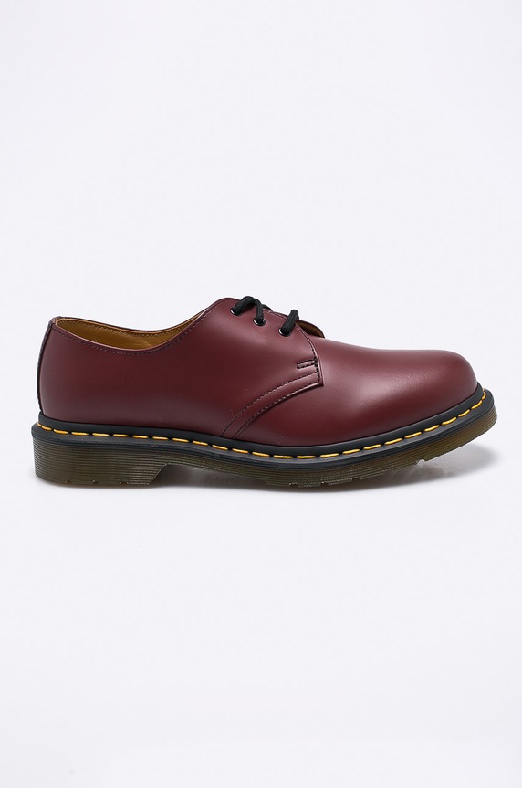 Dr Martens - Félcipő nappa bőr burgundia DM11838600