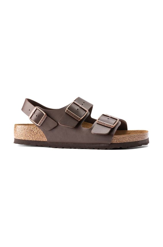 Birkenstock sandals Milano synthetic brown 34701.M