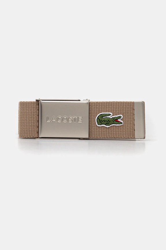 Lacoste pasek beżowy RC2012