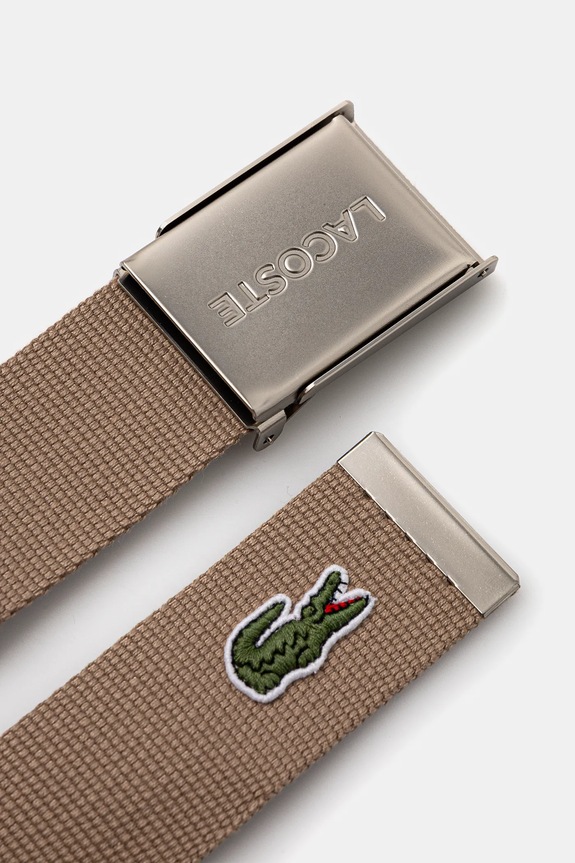 Lacoste pasek RC2012 beżowy SS26