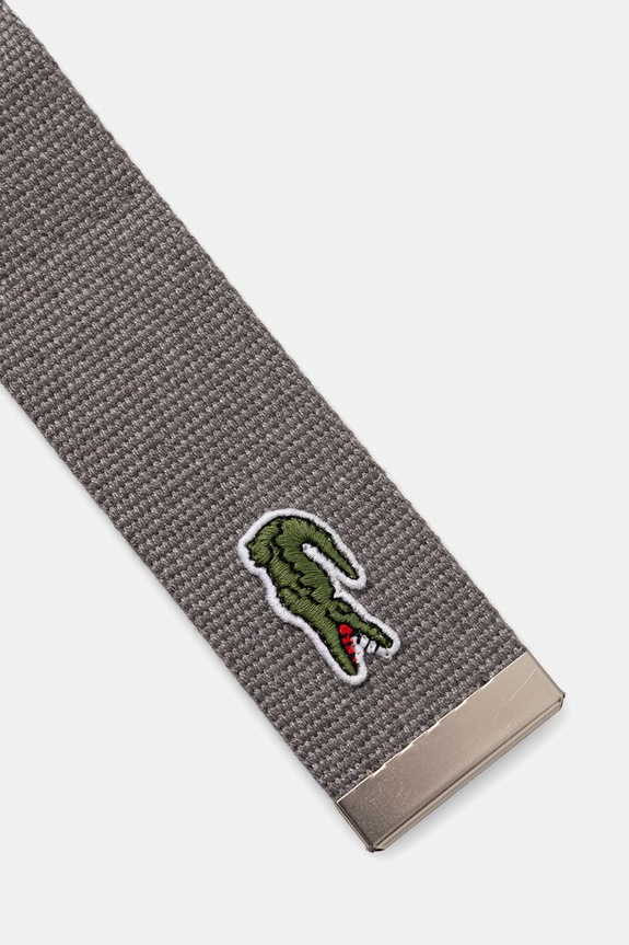 Lacoste pasek męski RC2012 szary SS26