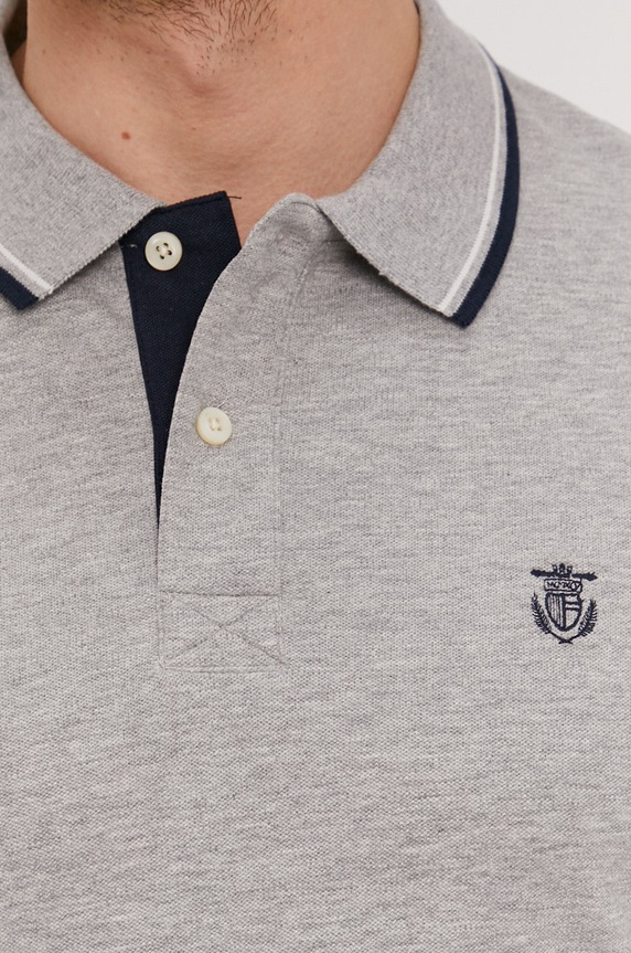 Selected Homme - Polo tričko 16062542 šedá