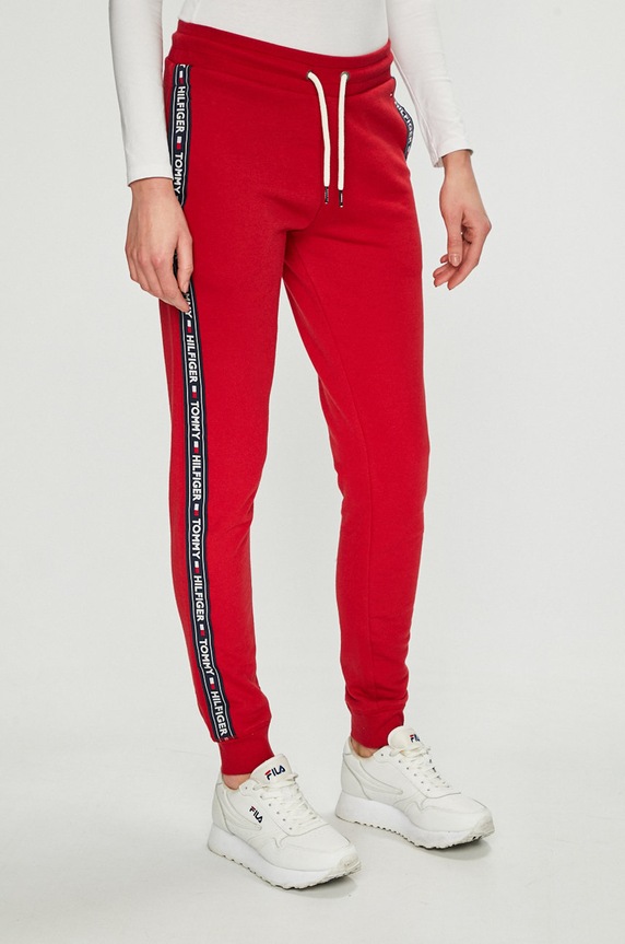 Tommy Hilfiger - Παντελόνι κόκκινο UW0UW00564