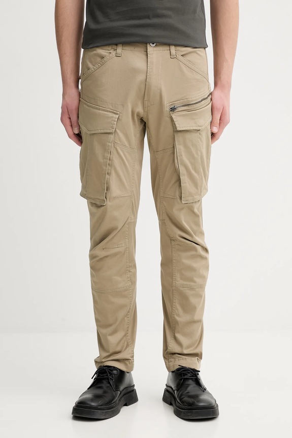 G-Star Raw nohavice Rovic zip 3d regular tapered béžová D02190.5126.239.
