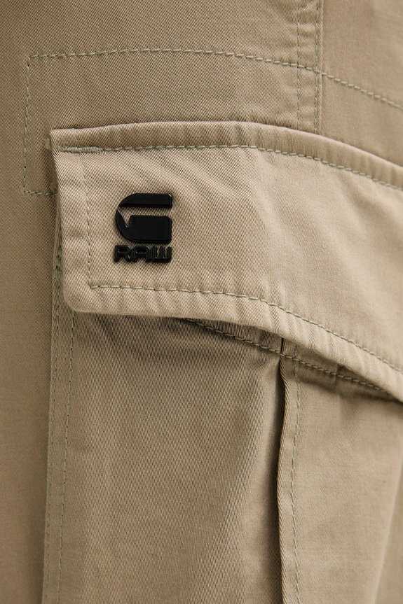 G-Star Raw nohavice Rovic zip 3d regular tapered béžová D02190.5126.239.