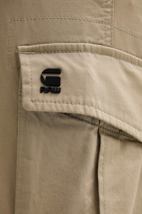 G-Star Raw nohavice Rovic zip 3d regular tapered béžová D02190.5126.239.