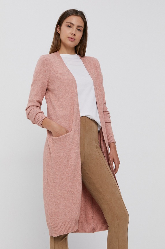 Vila Kardigan 14042770 różowy AA00
