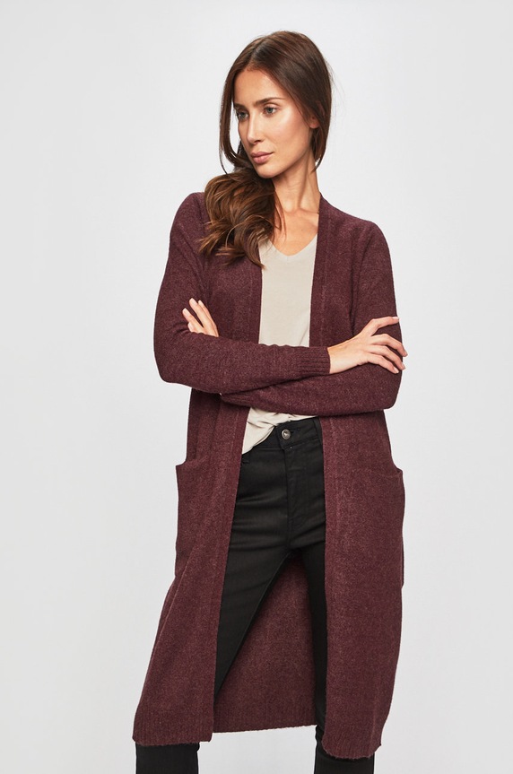 Vila Kardigan pozostałe bordowy 14042770