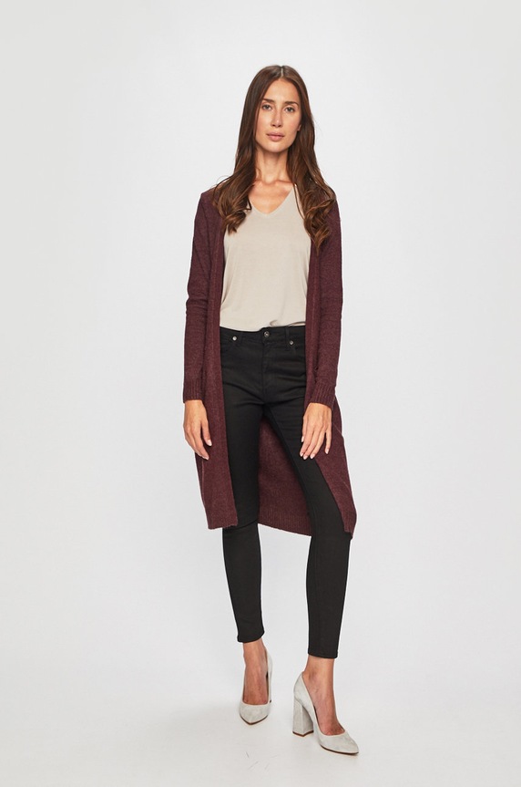Vila Kardigan 14042770 bordowy AA00