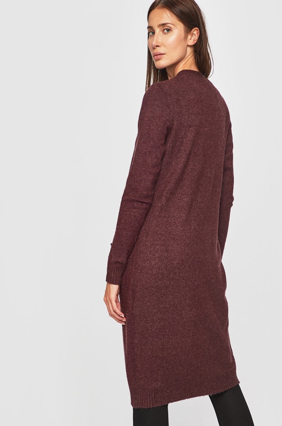 Odzież Vila Kardigan 14042770 bordowy