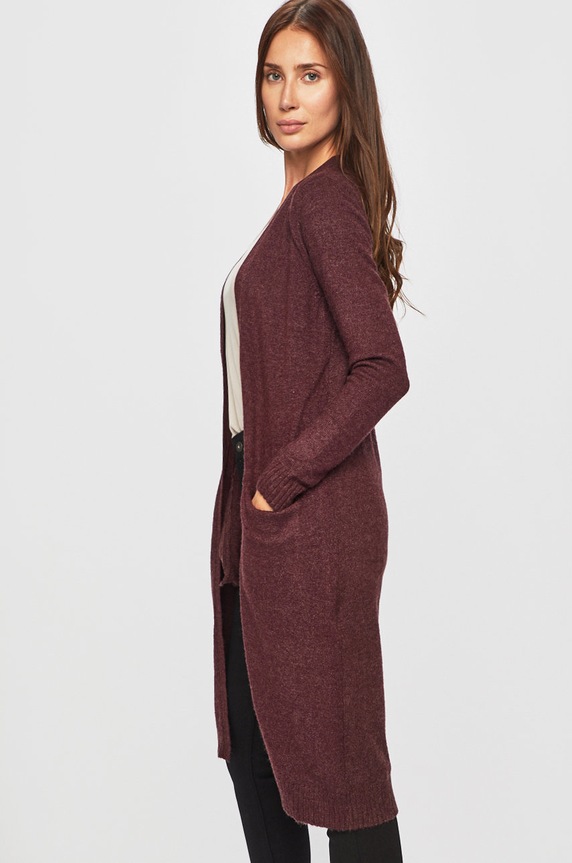Vila Kardigan bordowy 14042770