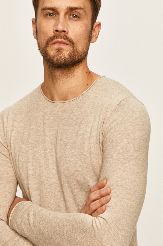 Selected Homme - Sweter pozostałe beżowy 16047649