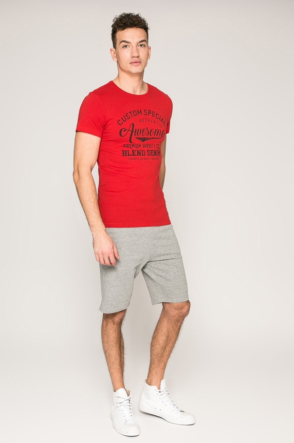 Produkt by Jack & Jones Szorty dzianina szary 12131174