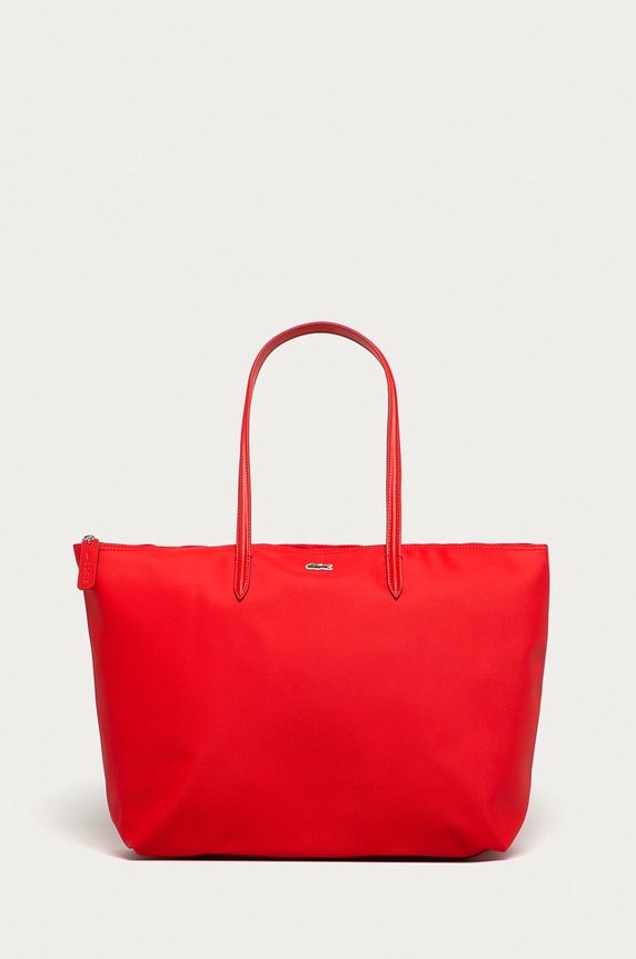 Lacoste torebka mieści A4 czerwony NF1888PO