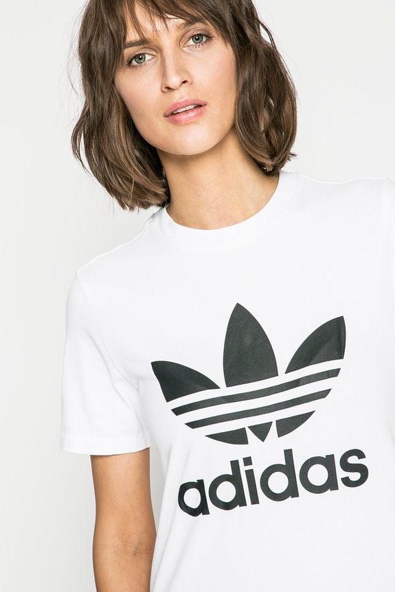 adidas Originals - Топ CV9889 бял CV9889