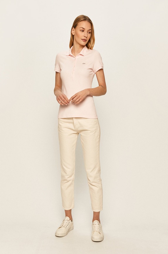 Lacoste - Top PF7845 PF7845 różowy AA00