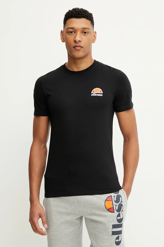 Ellesse - Pánske tričko melanž čierna shs04548