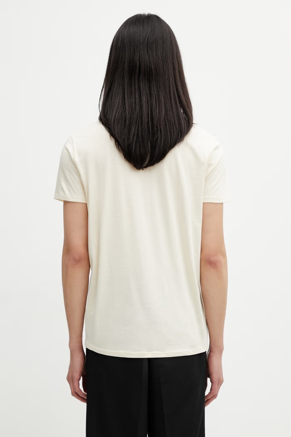 Clothing Lacoste t-shirt cotton Men's TH6709 beige