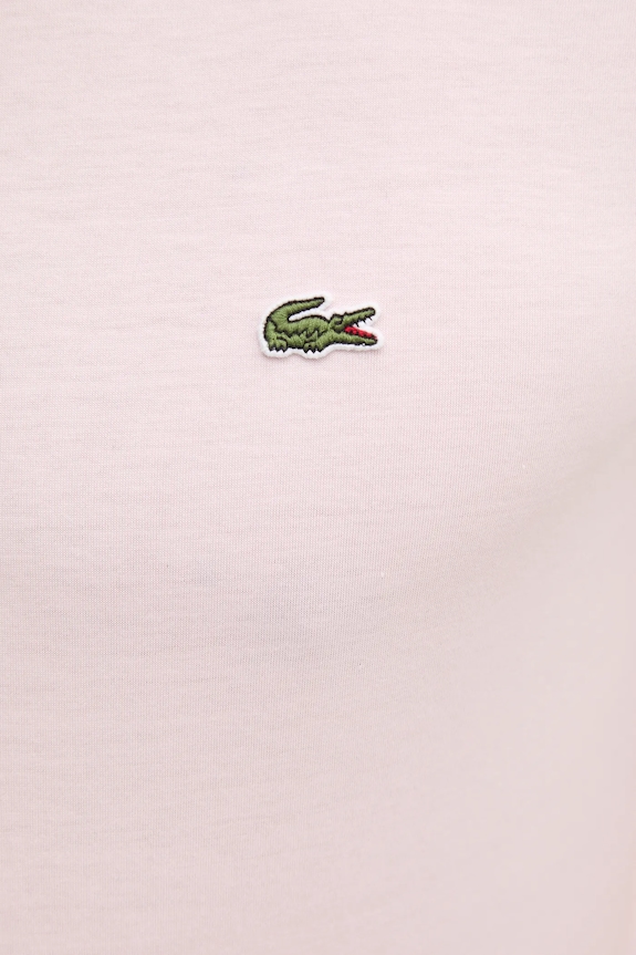 Lacoste tričko pánske bavlnené ružová TH6709