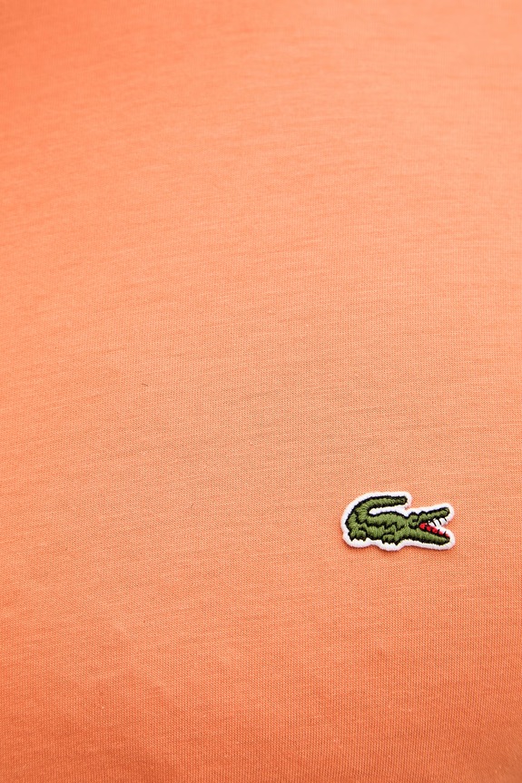 Lacoste T-shirt bawełniany męski TH6709 pomarańczowy