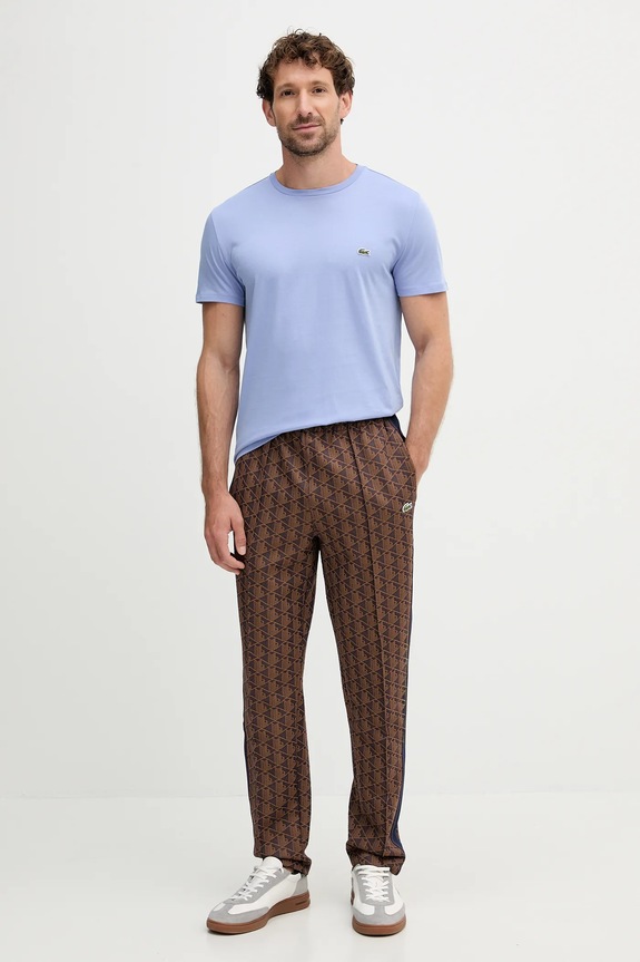 Lacoste tričko pánske bavlnené TH6709 modrá SS26