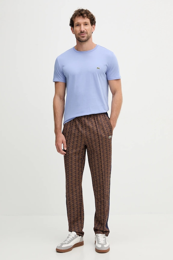 Lacoste tričko pánske bavlnené TH6709 modrá SS26