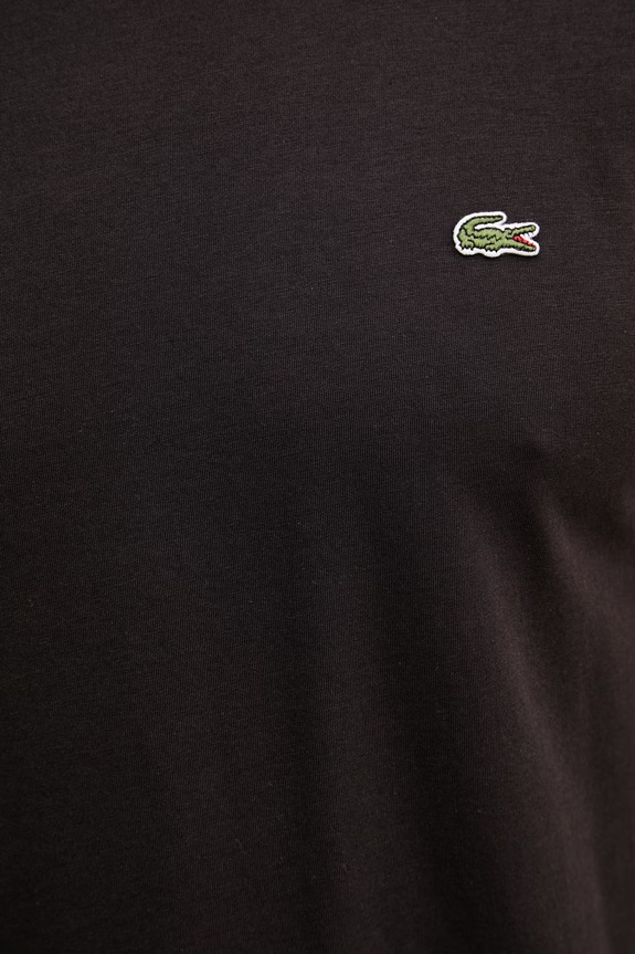 Lacoste T-shirt męski bawełniany TH6709 brązowy