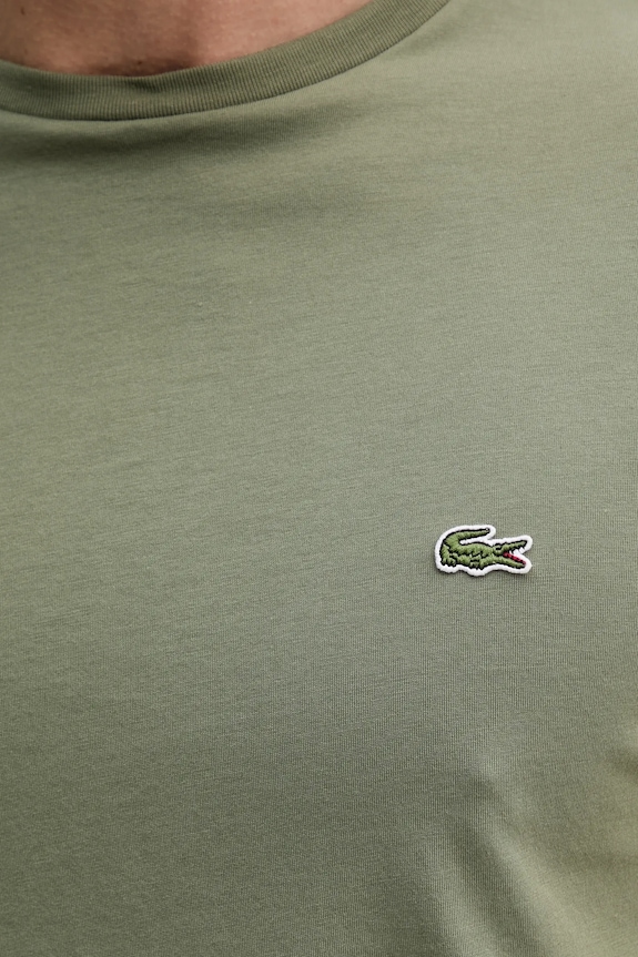 Lacoste tričko pánské bavlněné TH6709 zelená