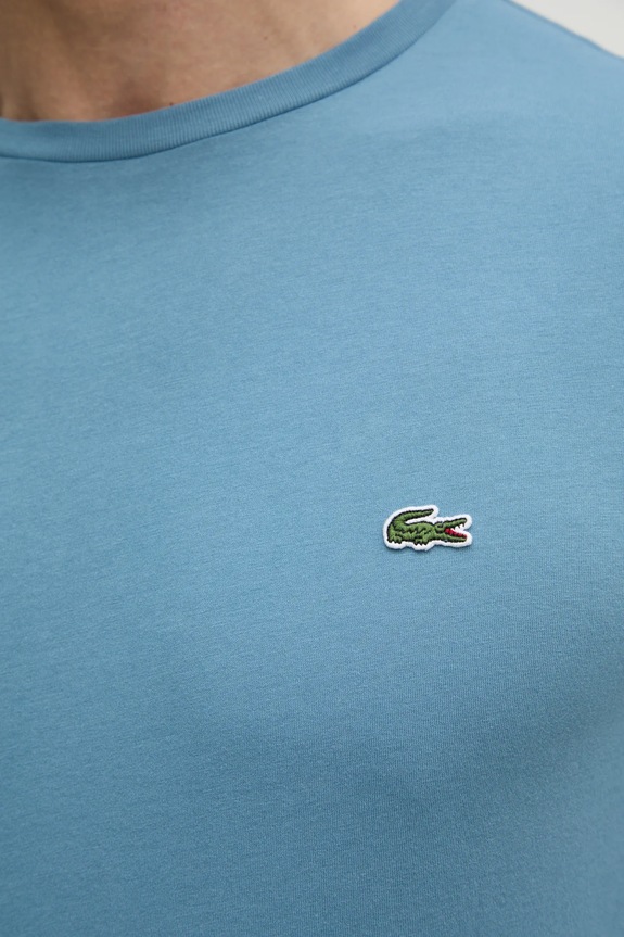 Lacoste tričko pánske bavlnené modrá TH6709