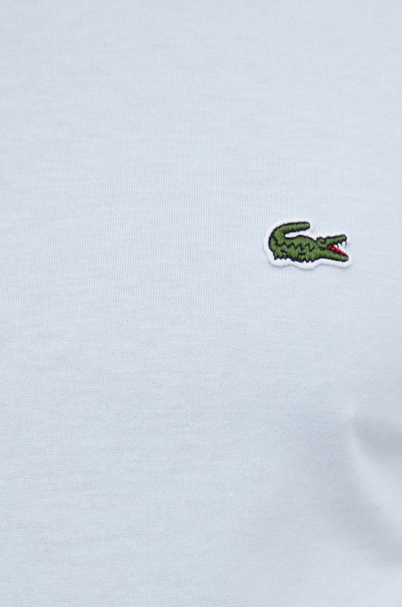 Lacoste T-shirt męski bawełniany TH6709 niebieski