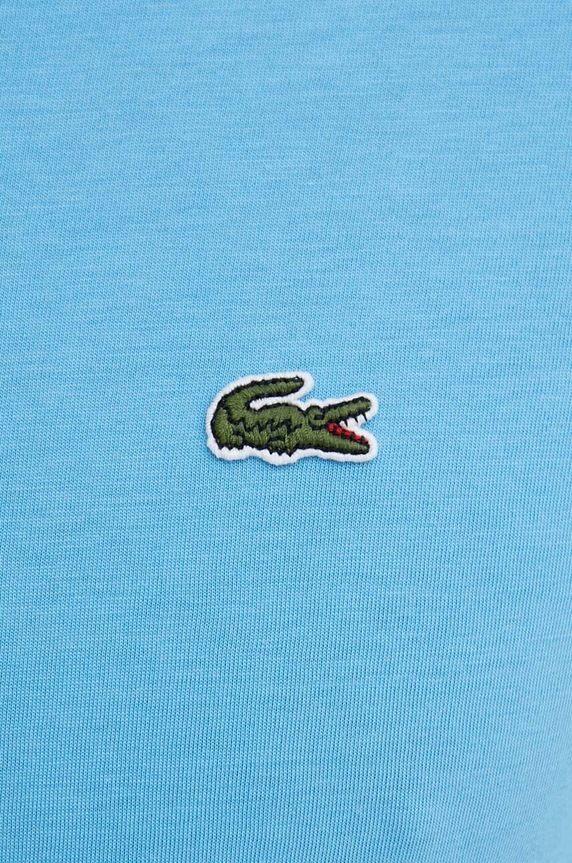 Lacoste T-shirt męski bawełniany TH6710 niebieski